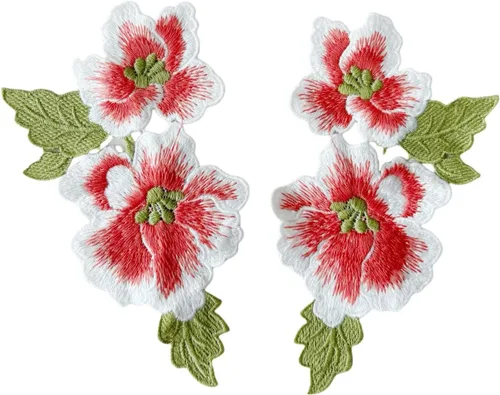 Miniatura 17 de 5 parches de flores coloridas, parches de loto para coser para planchar para ropa de bricolaje, jeans, costura Conjunto de loto