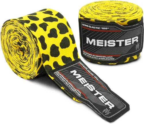 Miniatura 16 de Vendas para mano semielásticas de 180 pulgadas Meister Adult, vendas para MMA (artes marciales mixtas) y boxeo (par) todos