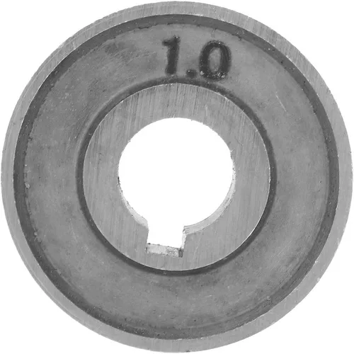 Alimentación de alambre de rollo de accionamiento para soldador MIG, 0.8/0.039 in (.030" .039") ranura moleteada OD 1.2" ID .40" reemplazo del rollo