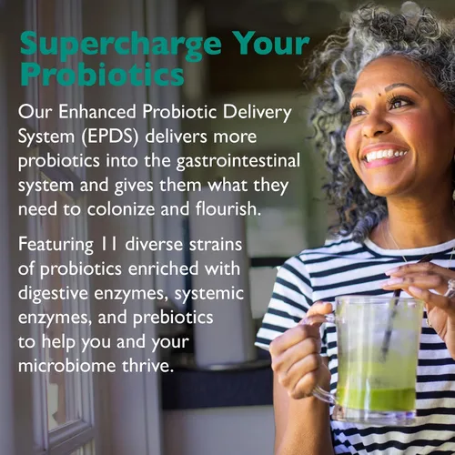 Miniatura 5 de Floracor - Probióticos y enzimas para apoyar la salud intestinal y intestinal - 180 cápsulas vegetarianas