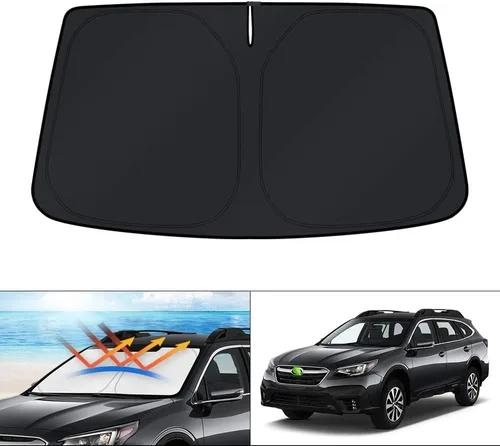 Miniatura 71 de KUST - Parasol plegable para parabrisas para Ford Ranger, accesorios 2019-2025 2026, parasol personalizado para ventana, protector solar plegable