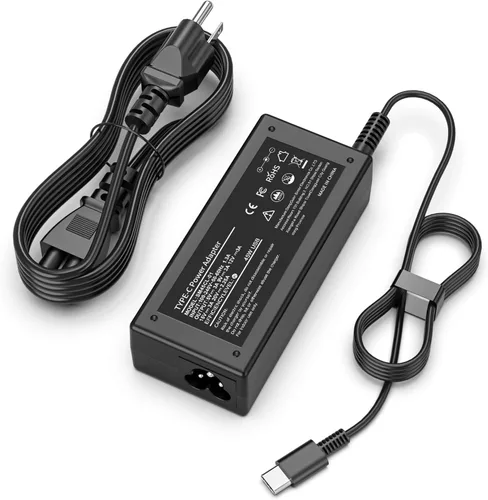 Miniatura 9 de Cargador USB C para portátil de 45 W compatible con HP Chromebook Thinkpad Yoga, Dell Chromebook 3100, Latitude 5420, Asus, Samsung, Acer, Google