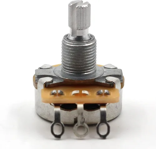 Miniatura 2 de Kit de piezas de guitarra eléctrica: Audio Taper CTS 500k Pot: Juego de 4 (4X) eje dividido, reemplazo para potenciómetro Fender