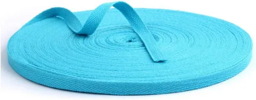 Miniatura 7 de Cinta de sarga de algodón de 54 yardas de 3/8 pulgadas de ancho (0.394 in) de ancho, cinta de sarga en espiga para manualidades, costura, ropa