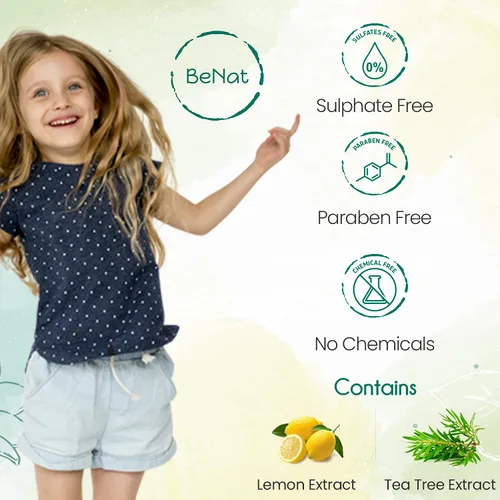 Miniatura 3 de BeNat Paquete de 2 desodorantes naturales para niños y adolescentes, 100% natural, sin aluminio, sin carcinógenos, desodorante para niños y niñas