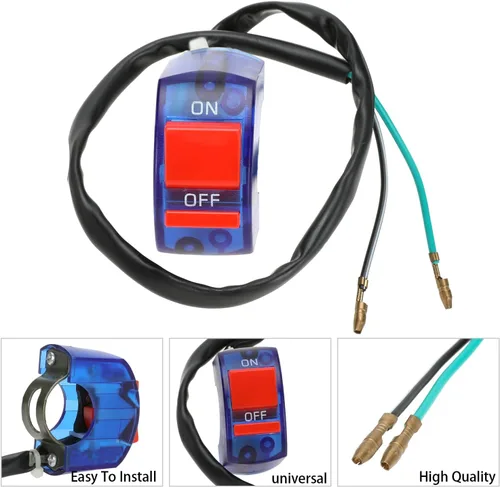Miniatura 6 de YOXUFA Mini cable del acelerador de bicicleta 7/8 Kit de manillar compatible con Predator 97cc 196cc 212cc Motor Baja DoodleBug DB30 Coleman CT200U