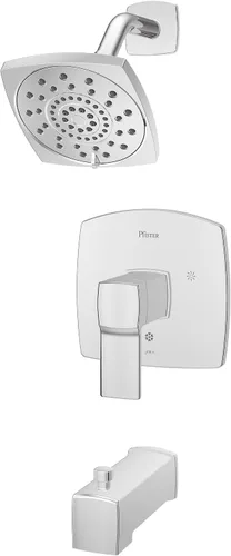 Miniatura 10 de Pfister Deckard LG898DAK - Juego de grifo de bañera y ducha de un solo mango con cabezal de ducha multifunción, kit de ajuste de válvula