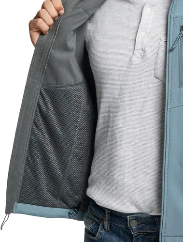 Miniatura 7 de TSLA - Chaleco Softshell sin mangas para hombre, chaleco cortavientos con cremallera completa, chaleco de senderismo, golf, viajes al aire libre.