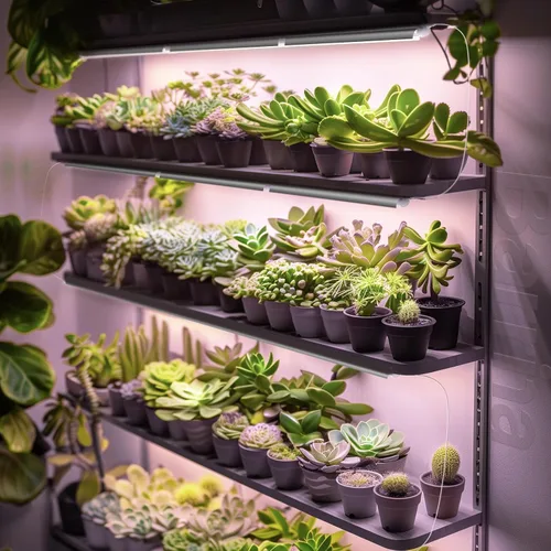 Miniatura 3 de Barrina Luz de cultivo T8 de 2 pies, 144 W (6 x 24 W), equivalente a 800 W, espectro completo, luz de planta de luz solar, bombillas LED de cultivo