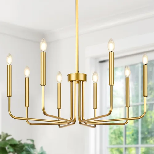 Miniatura 15 de Lynnoland - Candelabros de 6 luces de granja para comedor, accesorios de iluminación colgantes, lámparas industriales modernas para dormitorio