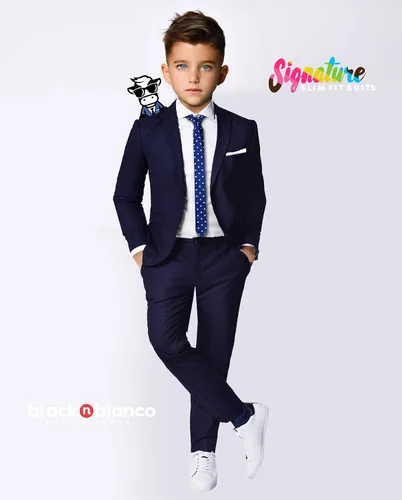Miniatura 2 de Black n Bianco Signature - Traje completo para niño, ajustado