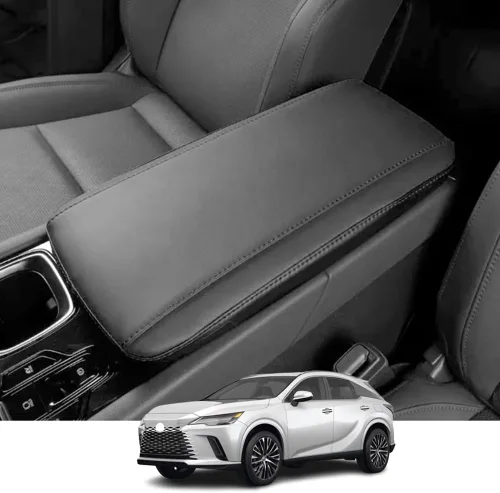 Accesorios interiores personalizados para Lexus RX 350/RX 350h/RX 450h+/RX 500h 2023 2024 2025 cubierta de reposabrazos de cuero para consola