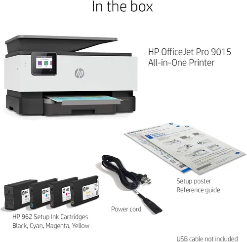 Miniatura 9 de HP OfficeJet Pro 9015 1KR42A Impresora inalámbrica todo en uno, con tareas inteligentes y soluciones avanzadas de escaneado para una productividad