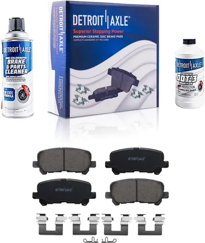 Miniatura 138 de Detroit Axle - Pastillas de Freno Delantero para Nissan Altima Maxima Sentra 350Z Cube Juke Versa INFINITI G20 G35 I30 I35 Suzuki SX4, Pastillas