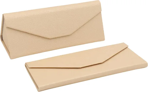 Miniatura 66 de Real Sic Funda para lentes de sol para hombres y mujeres, soporte magnético plegable para lentes de sol, inspirado en el color sólido