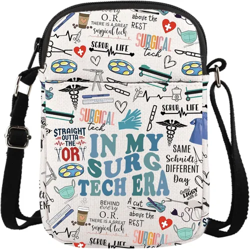 Miniatura 9 de Regalo de tecnología quirúrgica, regalo para enfermera, médico, regalo en bolsa de maquillaje My Surg Tech, regalo para cirujano tecnólogo Surg Tech