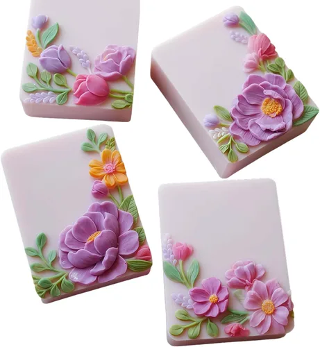 Miniatura 16 de Moldes de silicona para jabón de hoja de ginkgo de 3 cavidades, molde de silicona para jabón natural, vela, cera, fabricación de yeso aromático