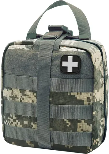 Miniatura 8 de Kit de primeros auxilios médico - Kit Rip-Off 180 piezas resistente al agua Kit de emergencia para camping, senderismo, hogar, exterior, camión