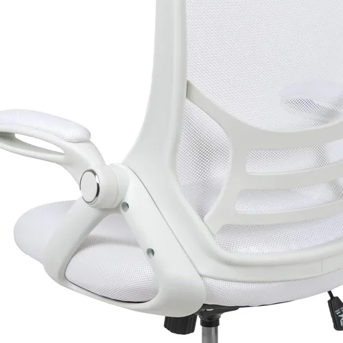Miniatura 19 de Flash Furniture Porter - Silla de oficina giratoria de respaldo alto con soporte lumbar ajustable y altura, silla de escritorio ergonómica de malla