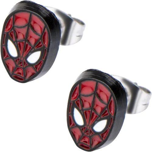 Miniatura 2 de Marvel Spider-Man Face Front Stud Earrings