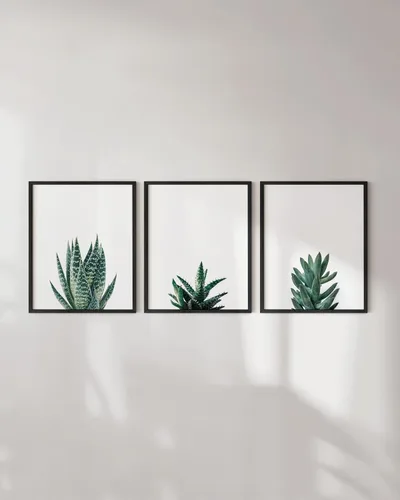 Miniatura 773 de HAUS AND HUES Marco de arte occidental, juego de 3 impresiones artísticas del suroeste del desierto de Arizona, decoración bohemia moderna, arte