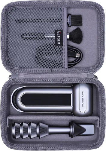 Miniatura 10 de Estuche LTGEM para Plumero de Aire Compatible con WOLFBOX MF100 / MF200 Plumero de Aire Eléctrico y Plumeros de Aire Comprimido, Negro (Solo Estuche)