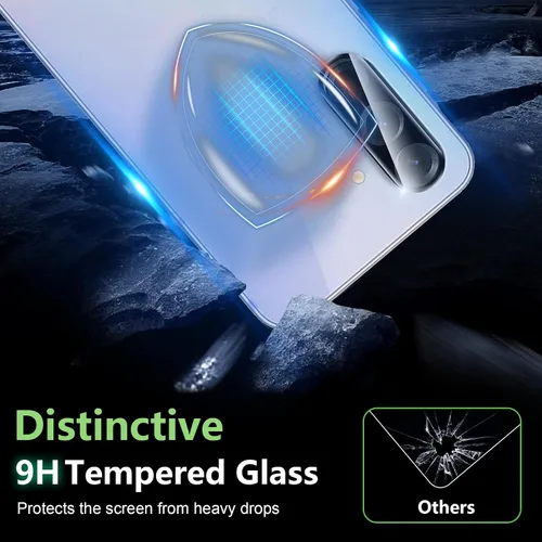 Miniatura 4 de Protector de lente de cámara para Samsung Galaxy A36, antiarañazos, fácil de instalar, alta definición, anti huellas dactilares, película de vidrio