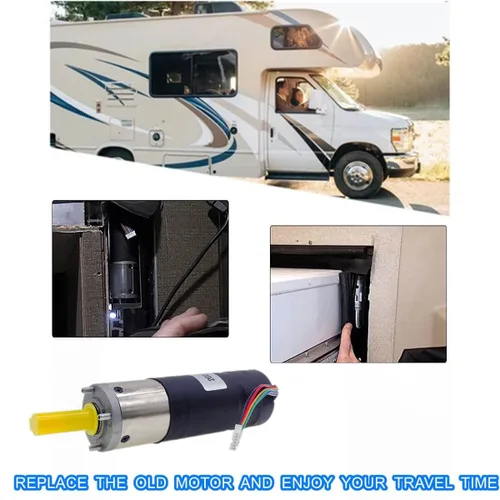 Miniatura 7 de 236575 Motor deslizante de pared RV compatible con sistema deslizante Lippert Schwintek en pared, motor deslizante para remolque de viaje y cámper