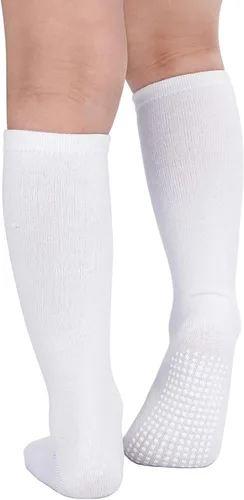 Century Star Calcetines de bebé para niña, calcetines altos hasta la rodilla, calcetines antideslizantes para niños, calcetines de tubo para la