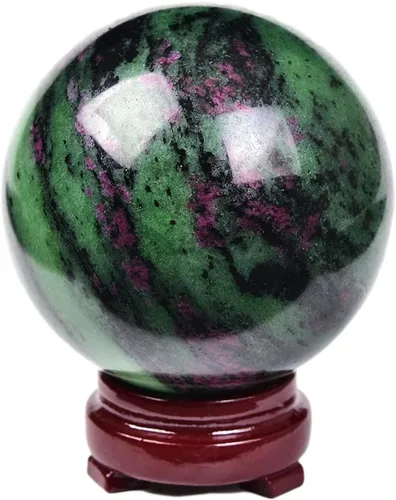 Miniatura 153 de JIC Gem Esfera de cristal de cuarzo Pietersite, bola de cristal decorativa azules y marrones dorados para meditación, decoraciones de mesa