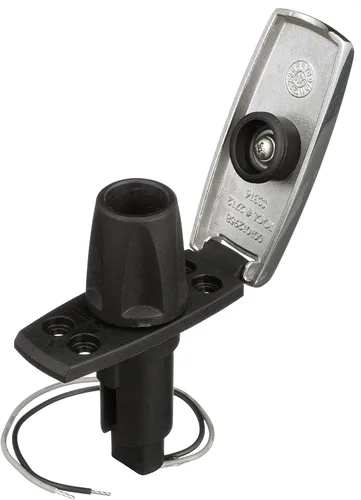 Miniatura 2 de attwood 910V2SS-7 LightArmor™ 910V Series Rectangle Plug-in Light Base — for All-Around Pole Light, 2-Pin, Black Stainless Cover (Pack of 3)