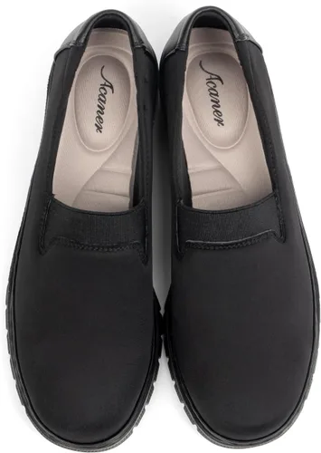 Miniatura 6 de Mocasines Ortopédicos para Mujer de Punta Redonda Cómodos sin Cordones para Juanetes Zapatos de Trabajo Elásticos para Caminar Zapatos Ortóticos