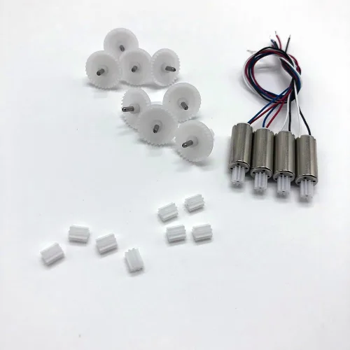 Miniatura 3 de YILIANDE Para E99 pro Drone Recambio Motor Motor CW CCW/Big Gear Pequeño para Accesorio (4PCS Big Gear)