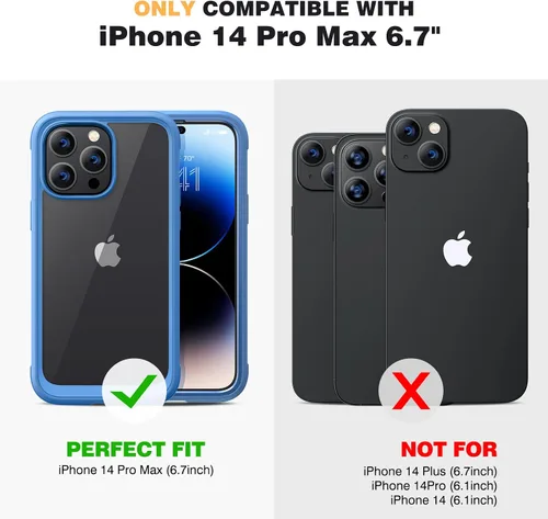 Miniatura 8 de DIACLARA - Funda transparente compatible con iPhone XR 6.1 pulgadas 2018