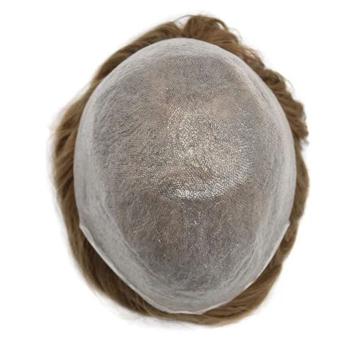 Miniatura 7 de LYRICAL HAIR Toupee - Sistema de cabello de repuesto para hombre, 0.001 in, piel ultrafina, con bucle en V, peluca de línea capilar natural para #1