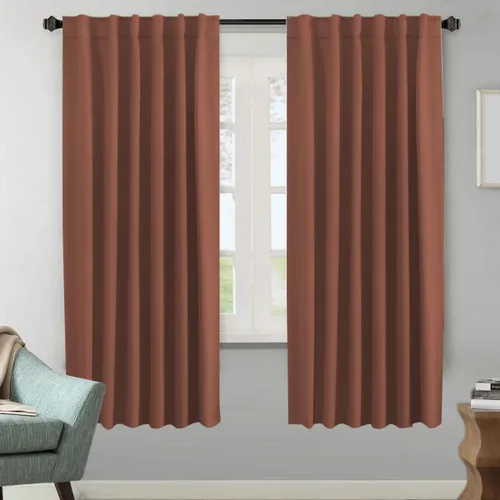 Miniatura 56 de H.VERSAILTEX Cortinas opacas con aislamiento térmico, paneles de tratamiento de ventana, cortinas opacas para oscurecer la habitación, cortinas Gris