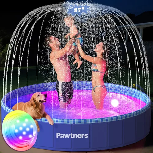 Miniatura 11 de Piscina inflable para niños, almohadilla antideslizante para patio trasero, piscina infantil de PVC grueso para interiores y exteriores, estanque