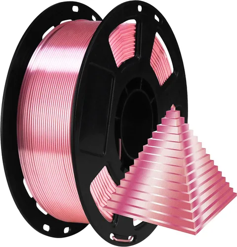 Miniatura 29 de Bblife - Filamento PLA multicolor de arcoíris, brillante, cambia rápidamente de color y tiene un efecto sedoso, material para impresión 3D, 2.2