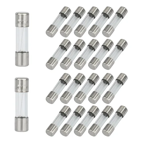 Fusibles de 0.197x0.787 in Mini Fusible 125V 3A 0.19x0.78 pulgadas Fusible de vidrio Surtido Kit de fusibles (paquete de 20)