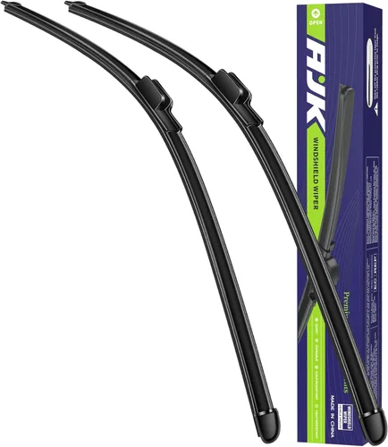 AJK Limpiaparabrisas delantero para Jeep Gladiator 2020 2021 2022 2023 2024 2025, cuchillas limpiaparabrisas de ventana de equipo original,