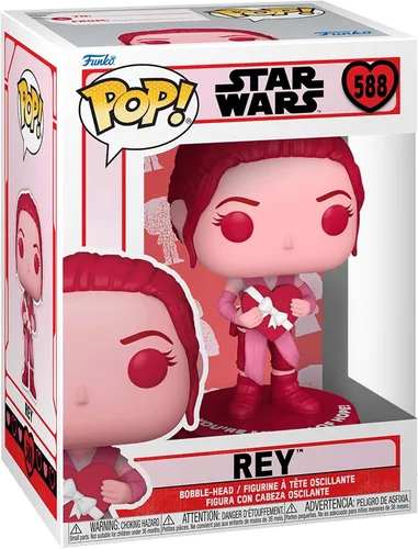 Miniatura 2 de Funko Pop Star Wars: Valentines - Rey - Figura de vinilo coleccionable - Idea de regalo - Producto oficial - Juguetes para niños y adultos - Fans