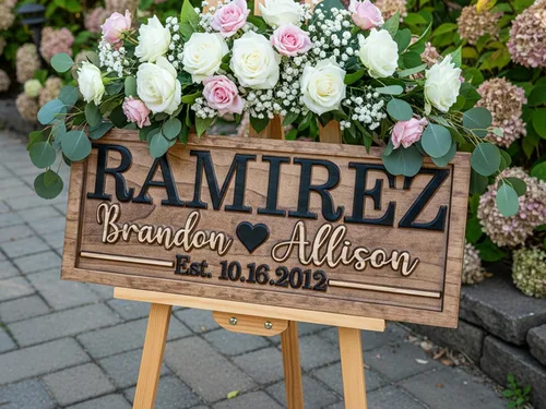 Miniatura 3 de Regalo de despedida de soltera Regalo de boda personalizado con apellido grabado Aniversario Regalos de compromiso Regalo del día de San