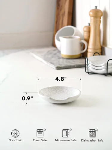 Miniatura 5 de LE TAUCI Reposacuchares para estufa, soporte de cucharas para encimera de cocina, regalo de casa nueva con relieve, decoración de granja, accesorios