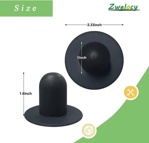 Miniatura 2 de Paquete de 4 tapones de repuesto para pared de piscina – Tapones para agujeros de filtro de bomba de piscina para piscinas Bestway e Intex sobre