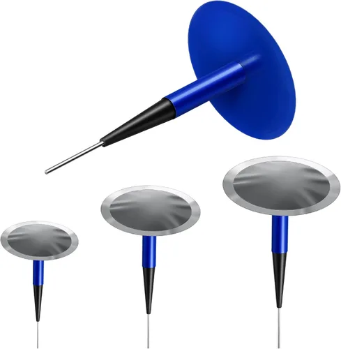 Miniatura 8 de Frienda Kit de 48 parches de neumáticos de goma para reparación de neumáticos, kit de enchufe de hongo, tapón de reparación de pinchazos de goma