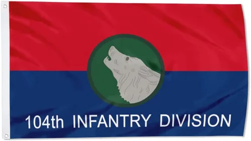 Miniatura 30 de Fyon Bandera militar de la 34ª división de infantería del ejército de 3 x 5 pies con 2 ojales de latón