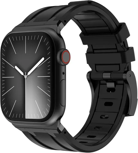 Miniatura 2 de NewWays AP - Correa de lujo para Apple Watch Ultra de 1.929 in 1.811 in 1.772 in 1.732 in 1.654 in 1.614 in 1.575 in 1.496 in para hombres