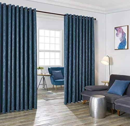 Miniatura 12 de LinenZone Par de Cortinas de Dormitorio Azul Verde Azulado. Estas Cortinas Opacas de Decoración Moderna son una Gran Opción como Cortinas de Ventana