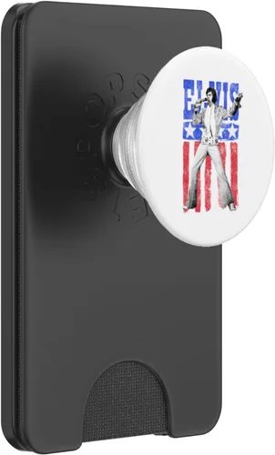 Miniatura 7 de Elvis Presley PopGrip intercambiable con la bandera estadounidense