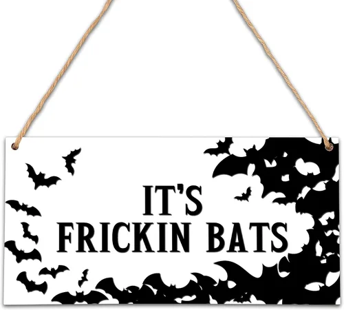 Miniatura 5 de ZIIUFRN Wswood-A14 - Decoración de terror de Halloween con texto en inglés "The Witch is in Halloween", letrero de puerta de madera para puerta La